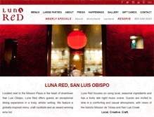 Tablet Screenshot of lunaredslo.com